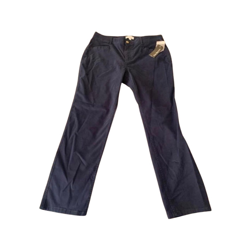 NWT Kim Rogers Navy Pants